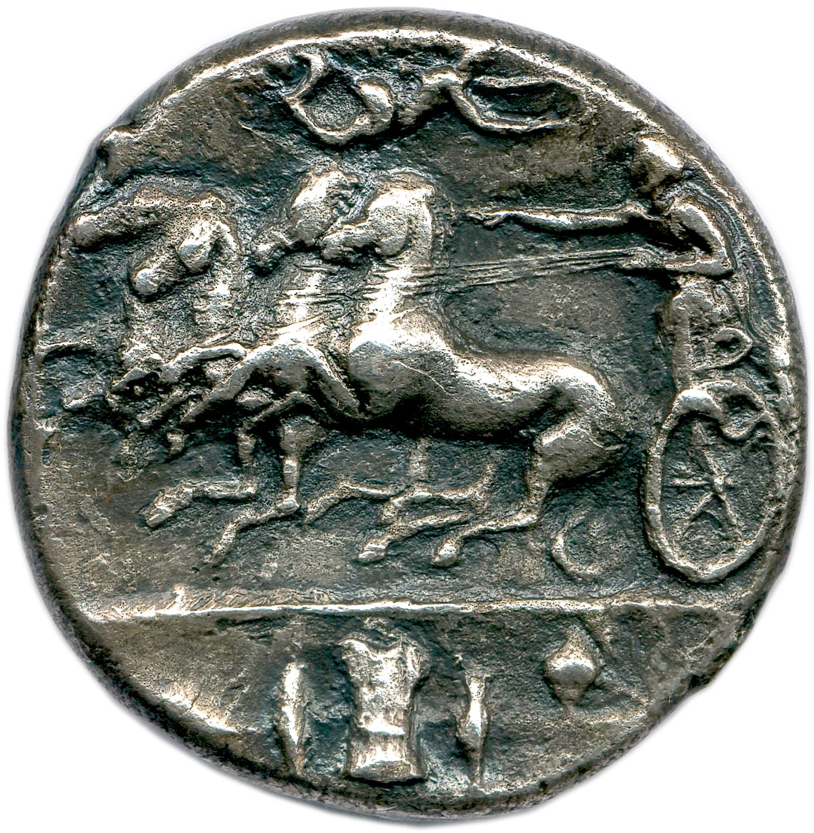 Null SIZILIEN - SYRACUSE 405-370 Zeit des Dionysios. 
Aureus fährt eine Quadriga&hellip;