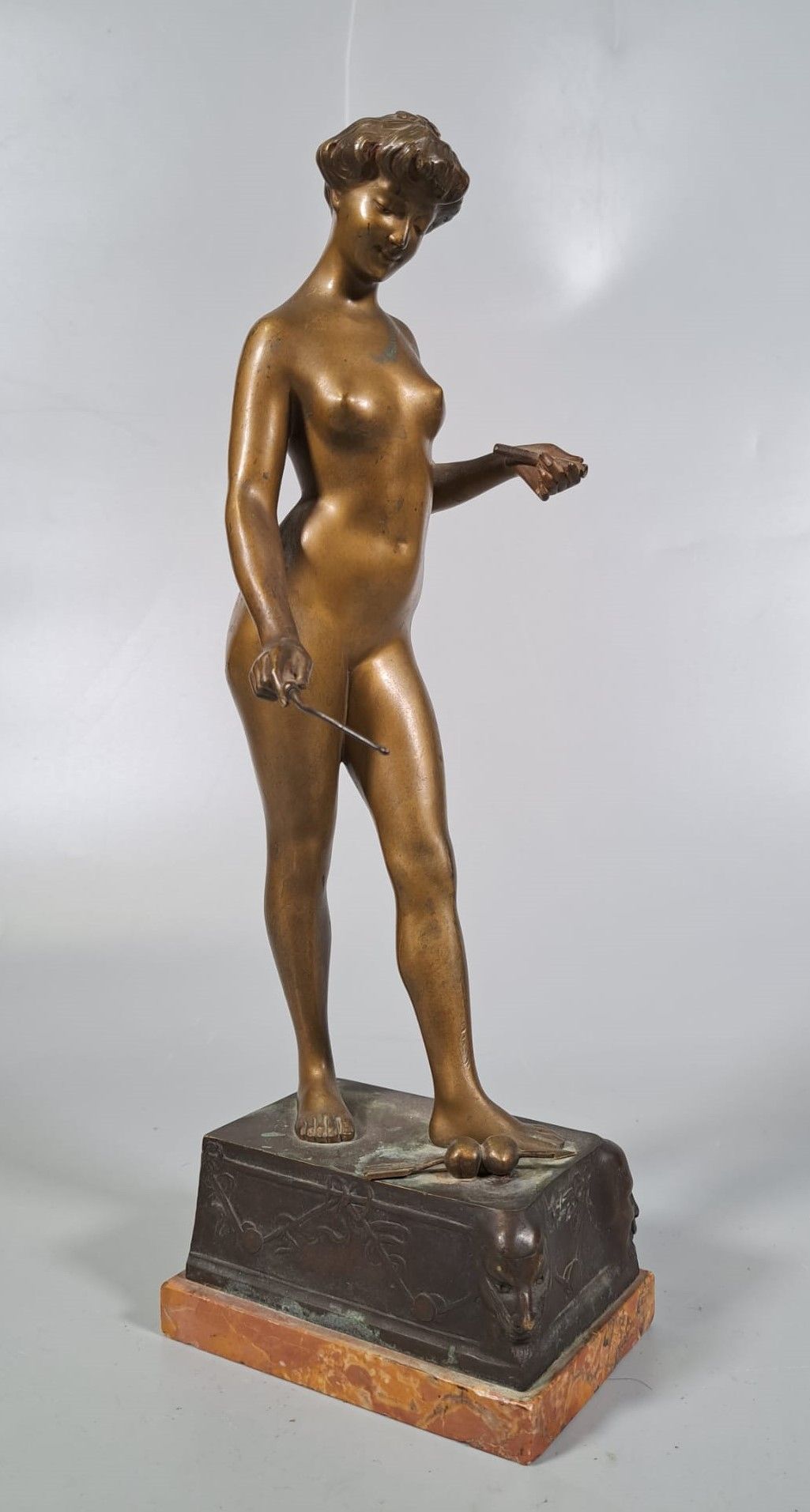 Null Jean VERSCHNEIDER (1872-1943)
Femme fatale
Bronze with bronze patina, Mephi&hellip;