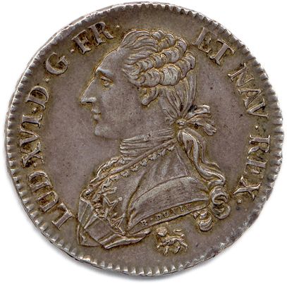 Null LUIGI XVI 1774 - 1793

Mezza corona d'argento con alloro 

1792 Parigi (14,&hellip;