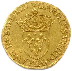 Null CHARLES IX 1560 - 1574

Goldschild mit der Sonne MDLXV (1565) 

Punkt 18e u&hellip;