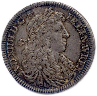 Null LOUIS XIV 1643 – 1715

Quart d’écu d’argent au buste juvénile 

1666 Paris.&hellip;