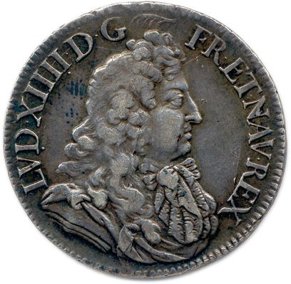 Null LOUIS XIV 1643 – 1715

Demi-écu d’argent au jabot 

1683 Paris. (13,59 g) ♦&hellip;