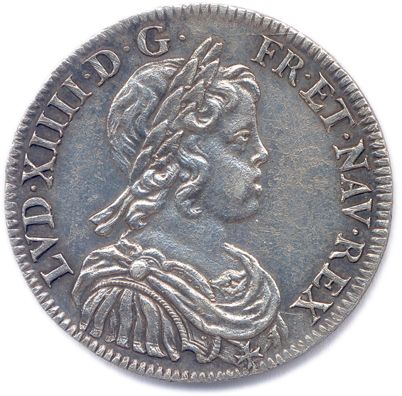 Null LOUIS XIV 1643 - 1715

Half silver wick short (rose) 

1644 Paris (13.64 g)&hellip;