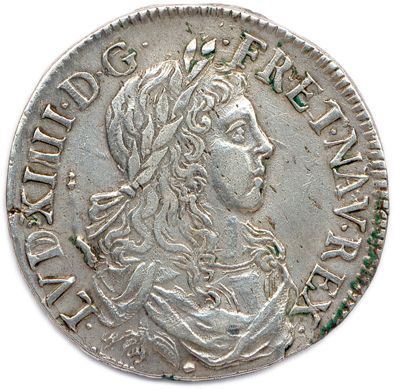 Null LUIGI XIV 1643 - 1715

Mezza corona d'argento con busto giovanile 

1661 Bo&hellip;