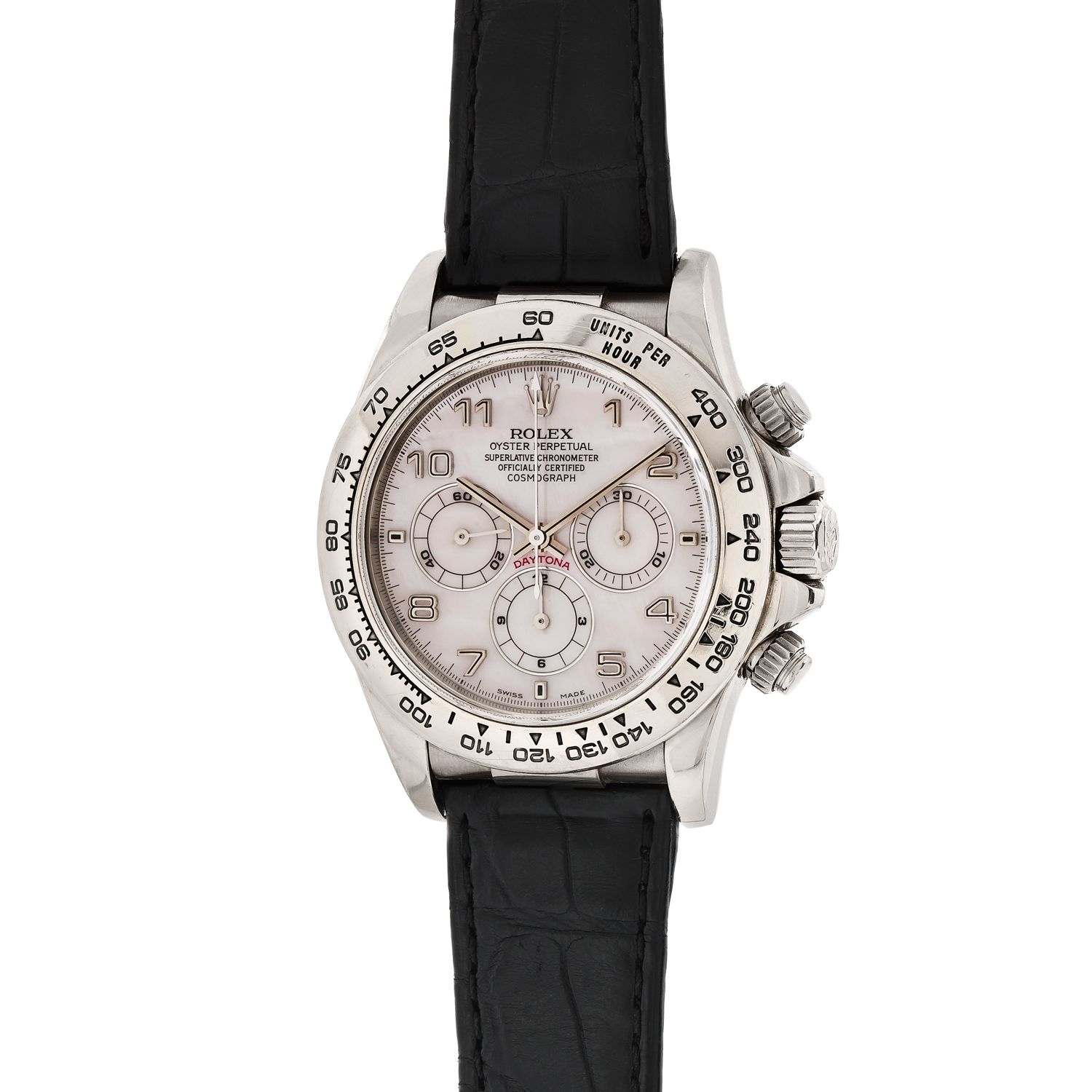 Null ROLEX
Cosmographe DAYTONA Mother of Pearl.
Réf : 16519.
Vers : 1999.
Rolex &hellip;