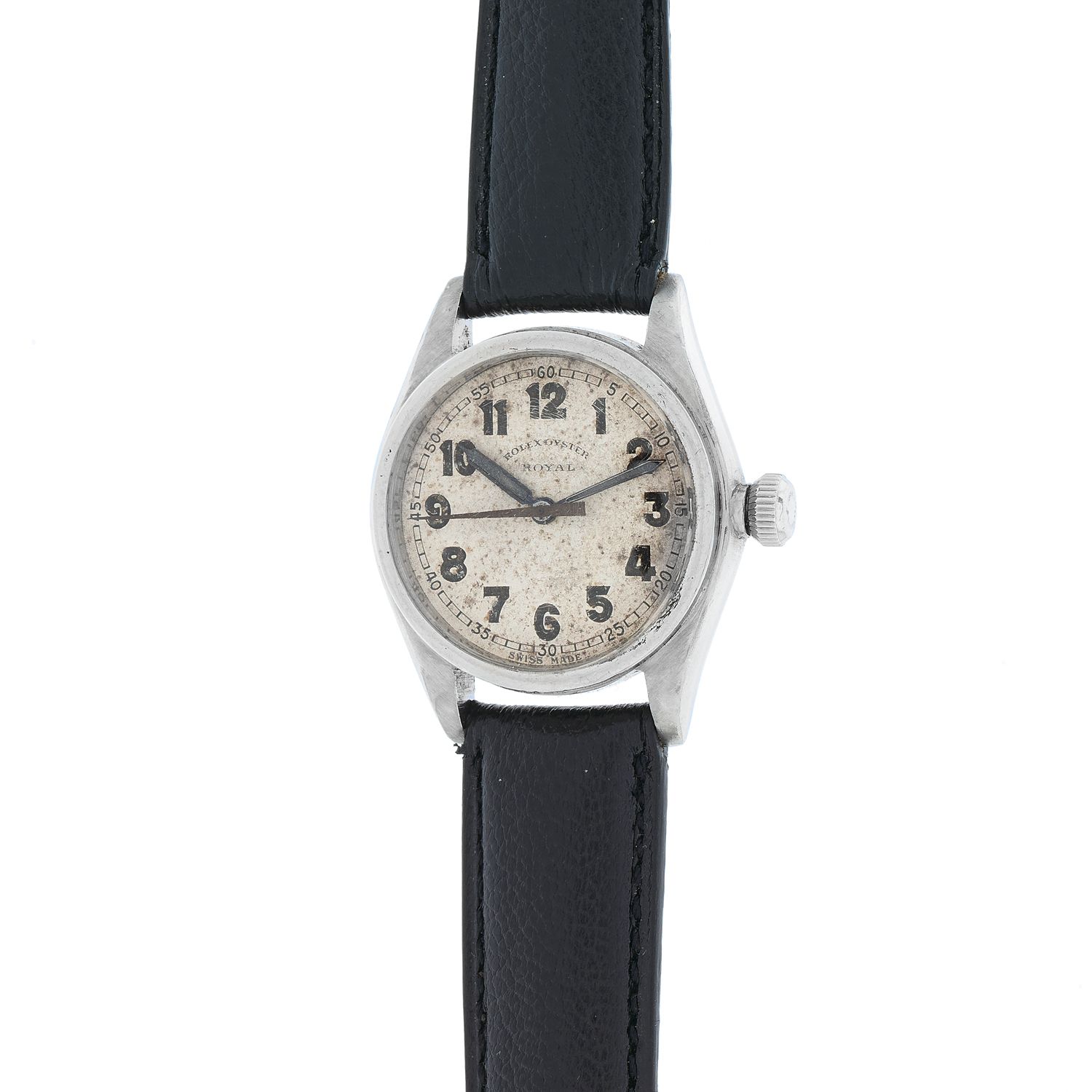 Null ROLEX 
Oyster Royal. 
Circa 1938. 
Ref : 2595. 
Reloj de pulsera de acero. &hellip;