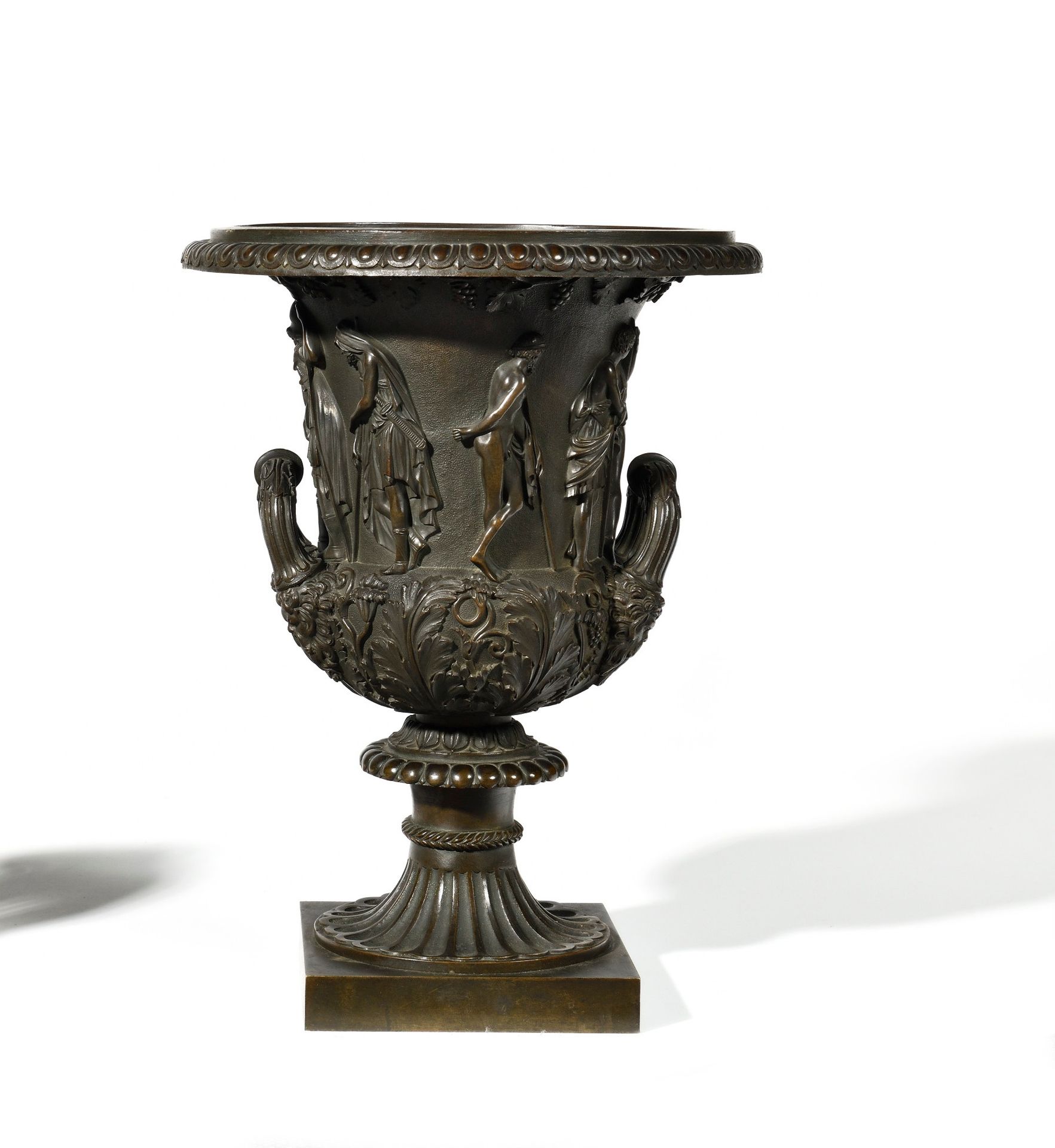 Null ECOLE DU XIXème SIECLE d’après l’Antique
Vase Médicis
Bronze patiné, à deux&hellip;