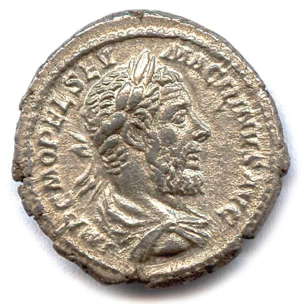 Null MACRIN Macrinus (217 - 218) Denier d’argent (Son buste lauré, drapé cuirass&hellip;