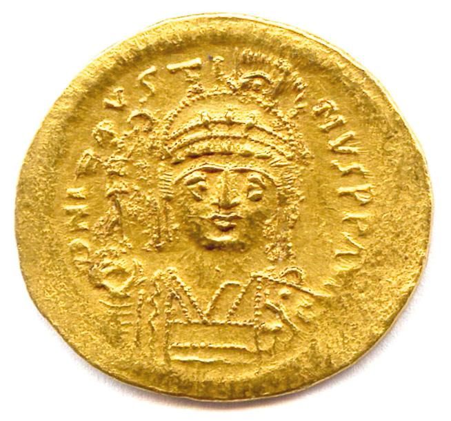 Null JUSTI NIEN Ier (527 – 565) Solidus (sou d’or) AVCCCG en fin de légende. Con&hellip;