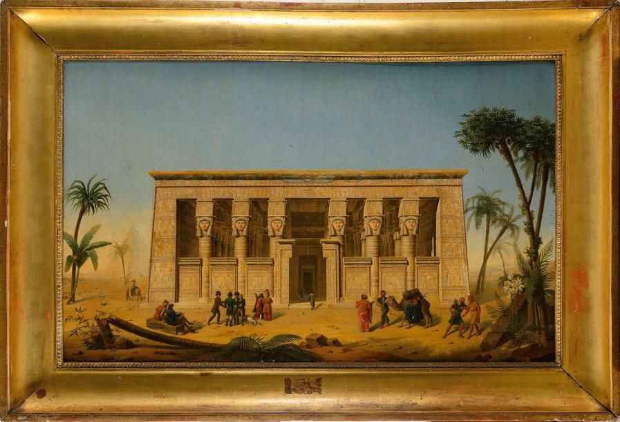 Null François Martin TESTARD Ecole Française du XIXe siècle « Le temple de de De&hellip;