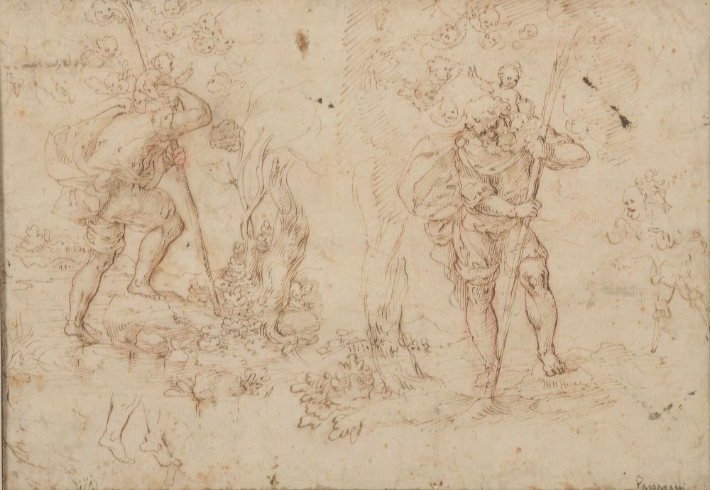 Null 
Italian school of the 16th century.





Study for a Saint Christopher.


&hellip;