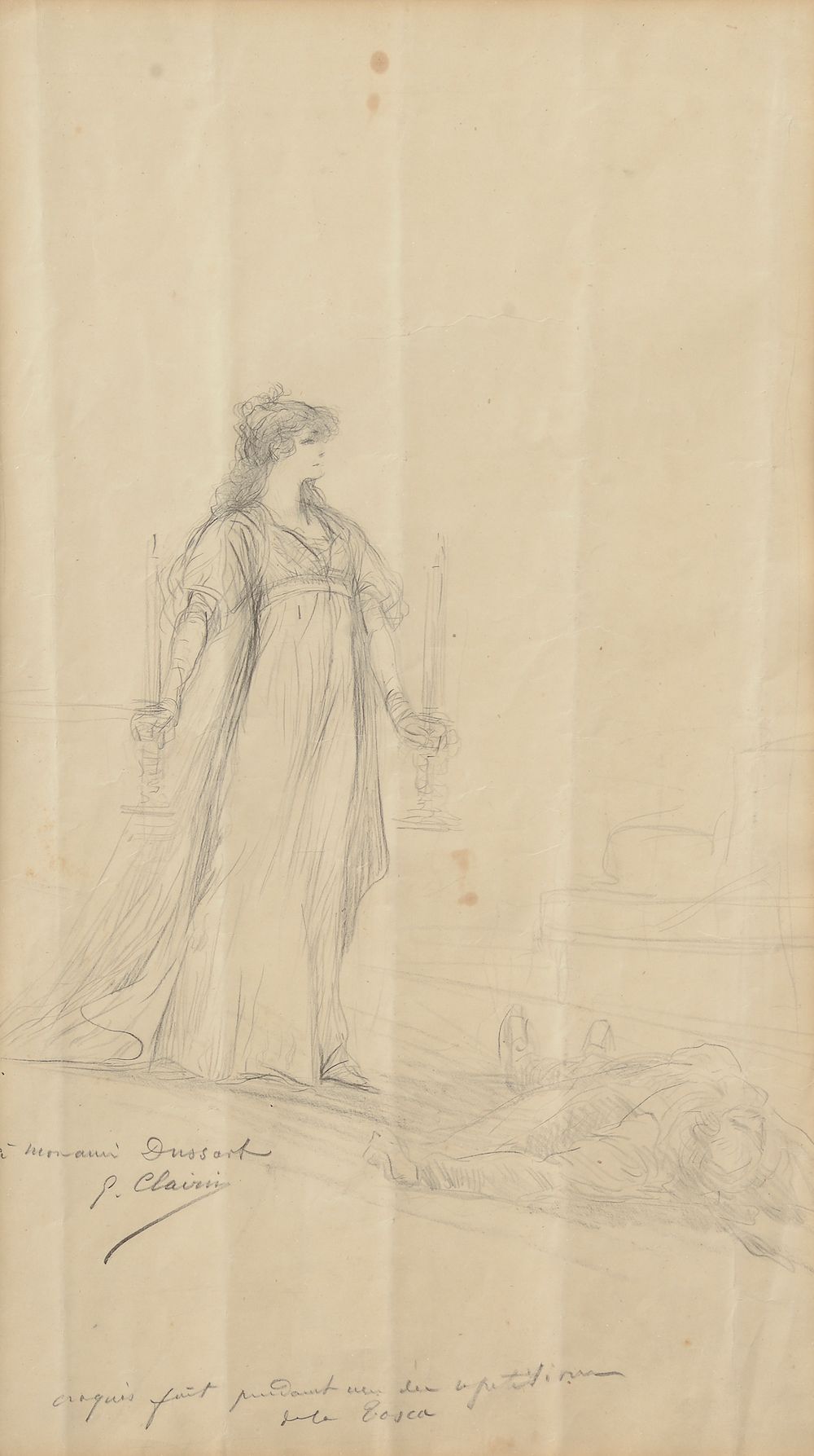 Null Georges CLAIRIN (Paris, 1843 - Clohars-Carnoët, 1919).

Sarah Bernhardt en &hellip;