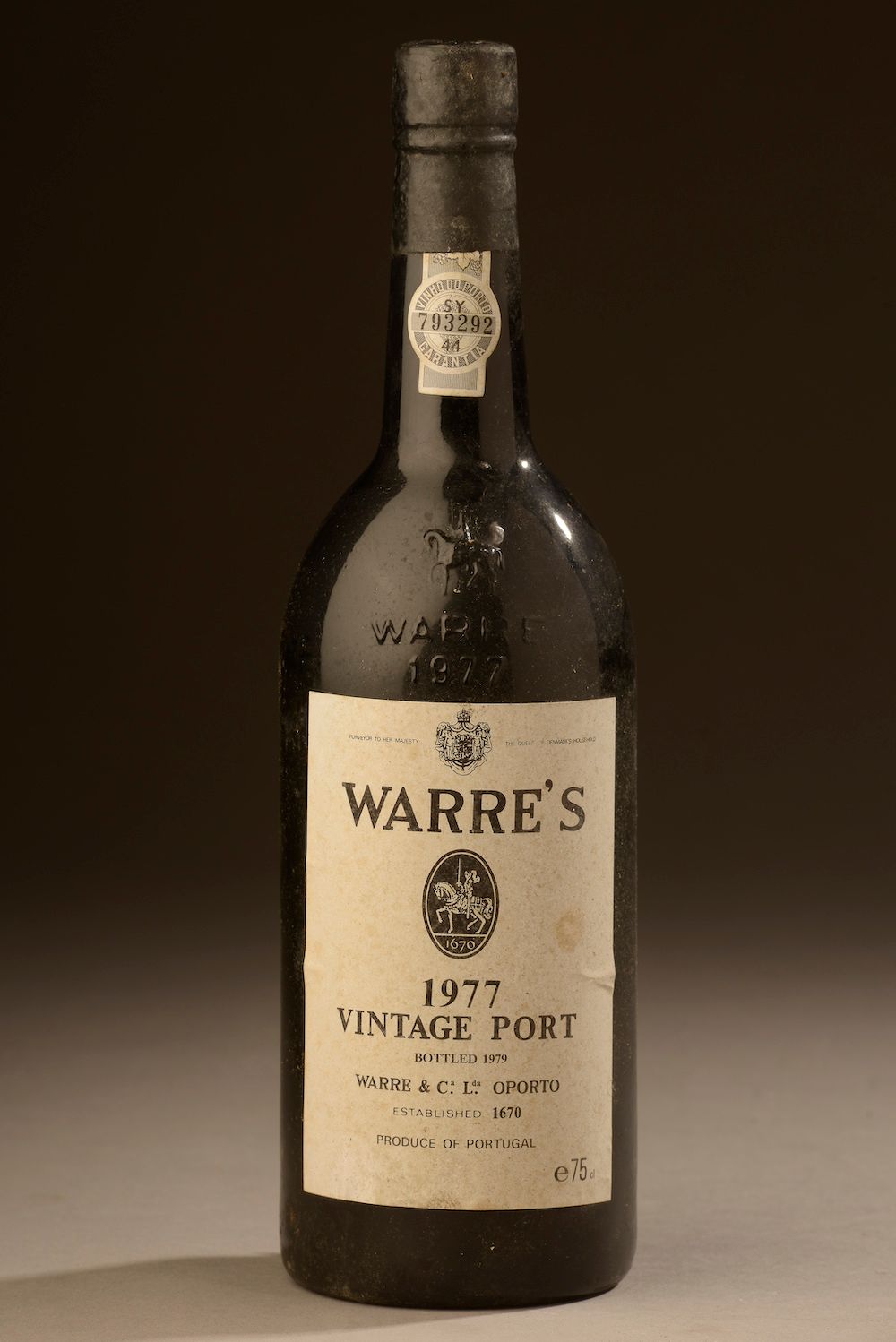 Null 1 bottle PORTO "Vintage", Warre's 1977 (elt)