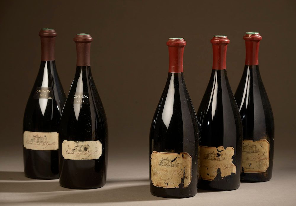 Null 5 bottles CHINON Château de la Grille (2004 ela, elt, 2005 ett, 3 of 1999 e&hellip;