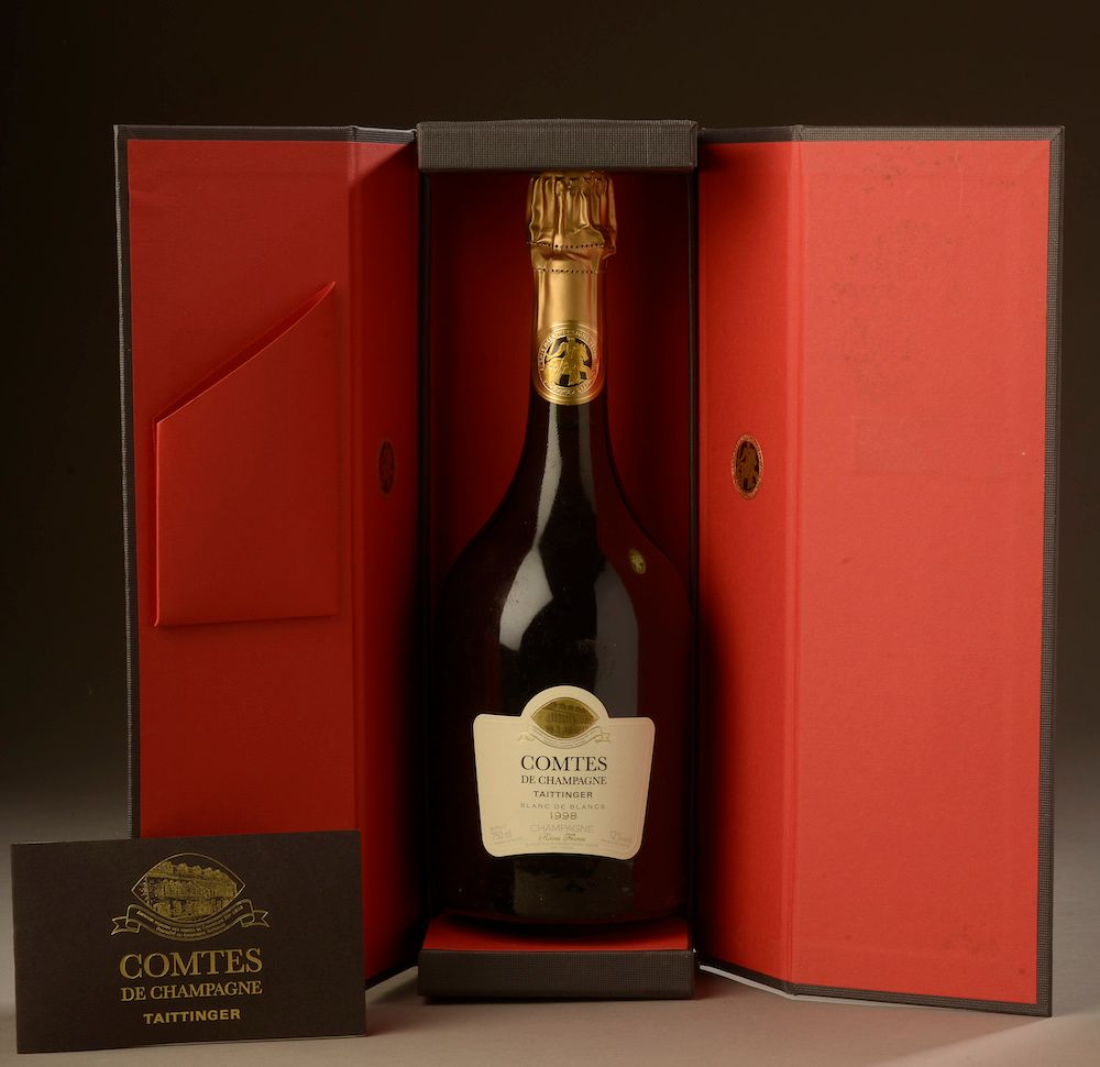 Null 1 botella de CHAMPAGNE "Comtes de Champagne", Taittinger 1998 (caja)
