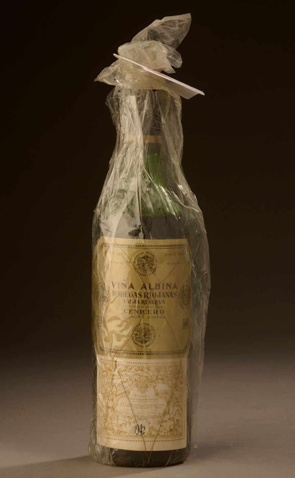 Null 1 botella RIOJA "Vieja Reserva", Viña Albina 1942 (B)