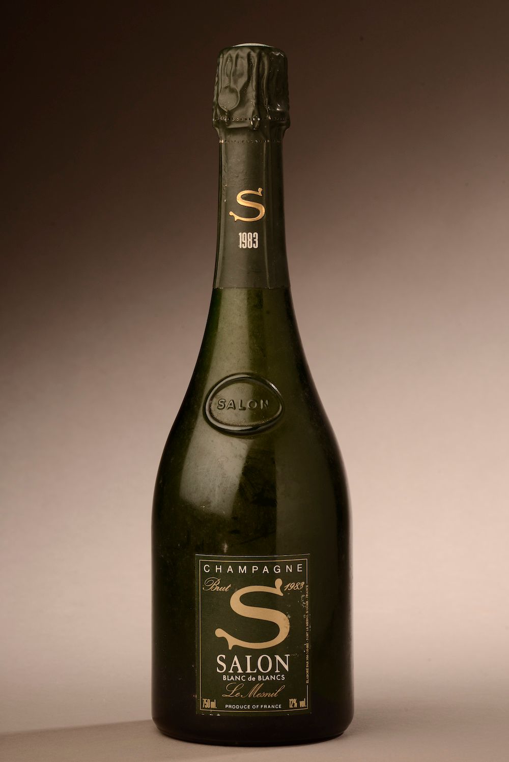 Null 1 botella CHAMPAGNE "S", Salon 1983 (etla)