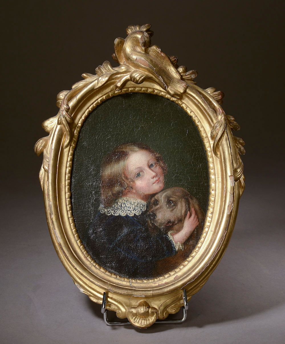 Null 19世纪中期的法国学校，可能是卡斯特拉夫人的作品。

Aimery de La Rochefoucauld小时候的肖像。

椭圆形画布上的油画，位于佛&hellip;