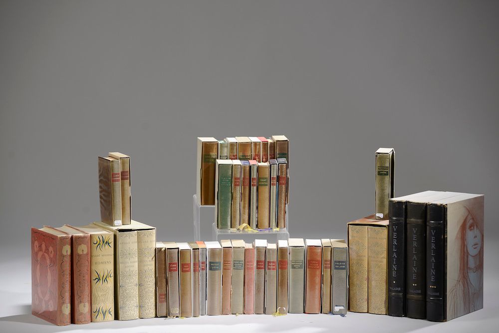 Null Set of bound books (minor wear):

- André MALRAUX, Romans, Paris, NRF, Jean&hellip;