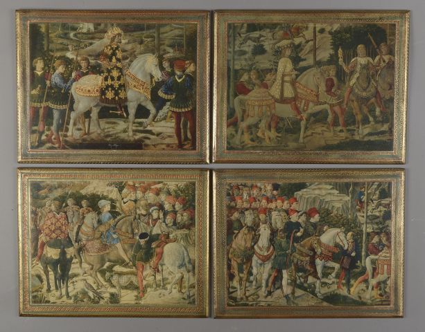 Null 
After Benozzo GOZZOLI.




Four reproductions on panel of details of the f&hellip;