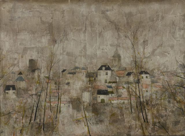Null 乔治-达明（生于1942年）。

Ramatuelle.

布面油画，右下角有签名。

高度：54厘米。54 cm - 宽度：73 cm