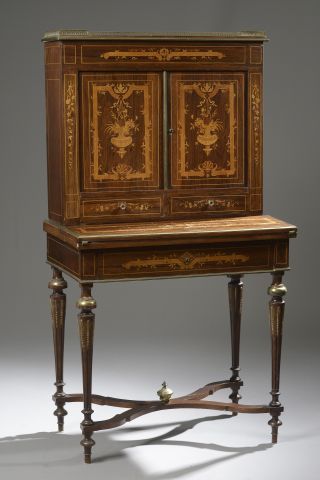 Null Office happiness of the day with inlaid decoration in veneer of rosewood, l&hellip;