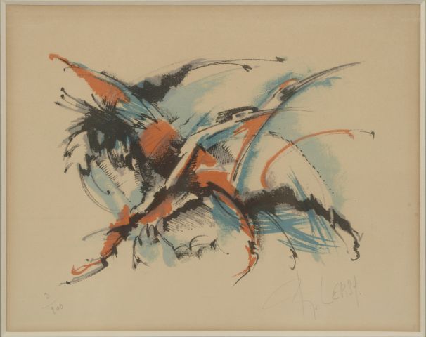 Null Roger LERSY (1920-2004).

Abstrakte Kompositionen.

Zwei Lithographien, ein&hellip;