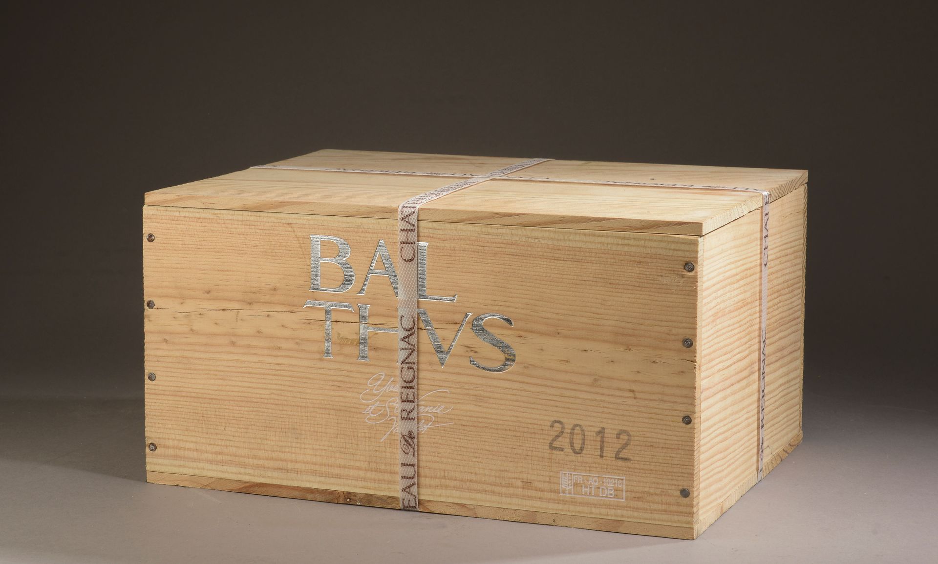 Null 6 bouteilles BALTHUS Bordeaux Supérieur 2012 (caisse bois cerclée)