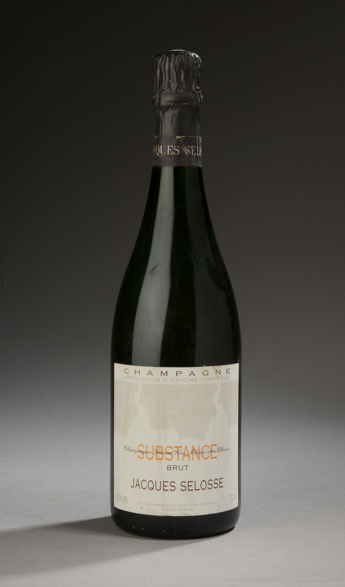 Null 1 bouteille CHAMPAGNE "Substance", Jacques Selosse (Grand Cru Blanc de Blan&hellip;