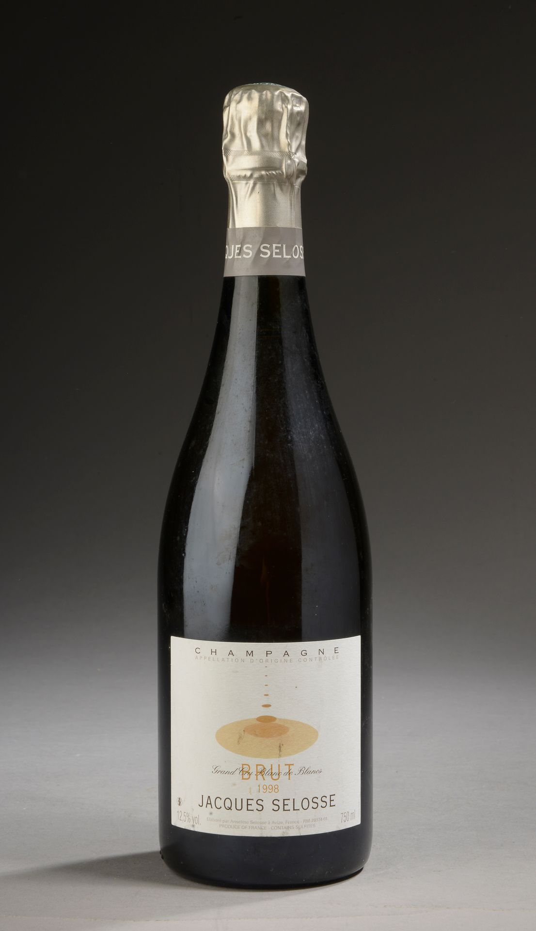 Null 1 botella de CHAMPAGNE "Grand Cru Blanc de Blancs", Jacques Selosse 1998 (d&hellip;