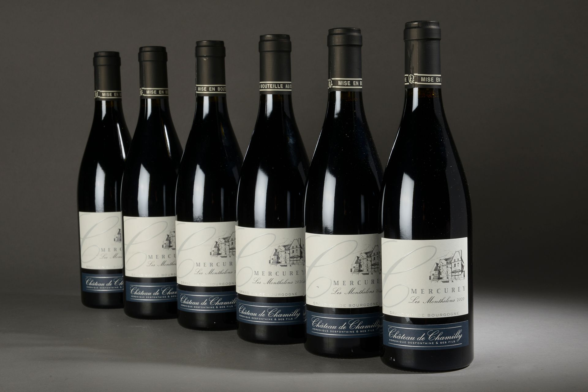 Null 6 botellas MERCUREY "Les Monthelons", Château de Chamilly 2020