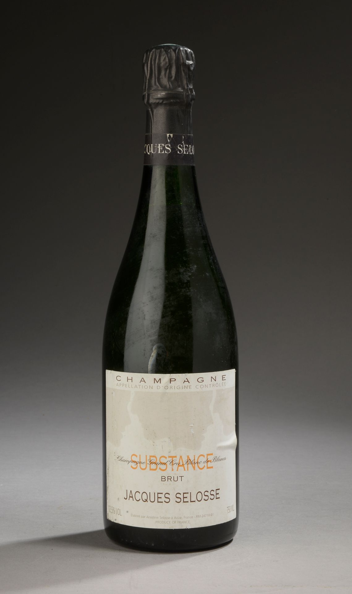 Null 1 botella de CHAMPAGNE "Substance", Jacques Selosse (Grand Cru Blanc de Bla&hellip;