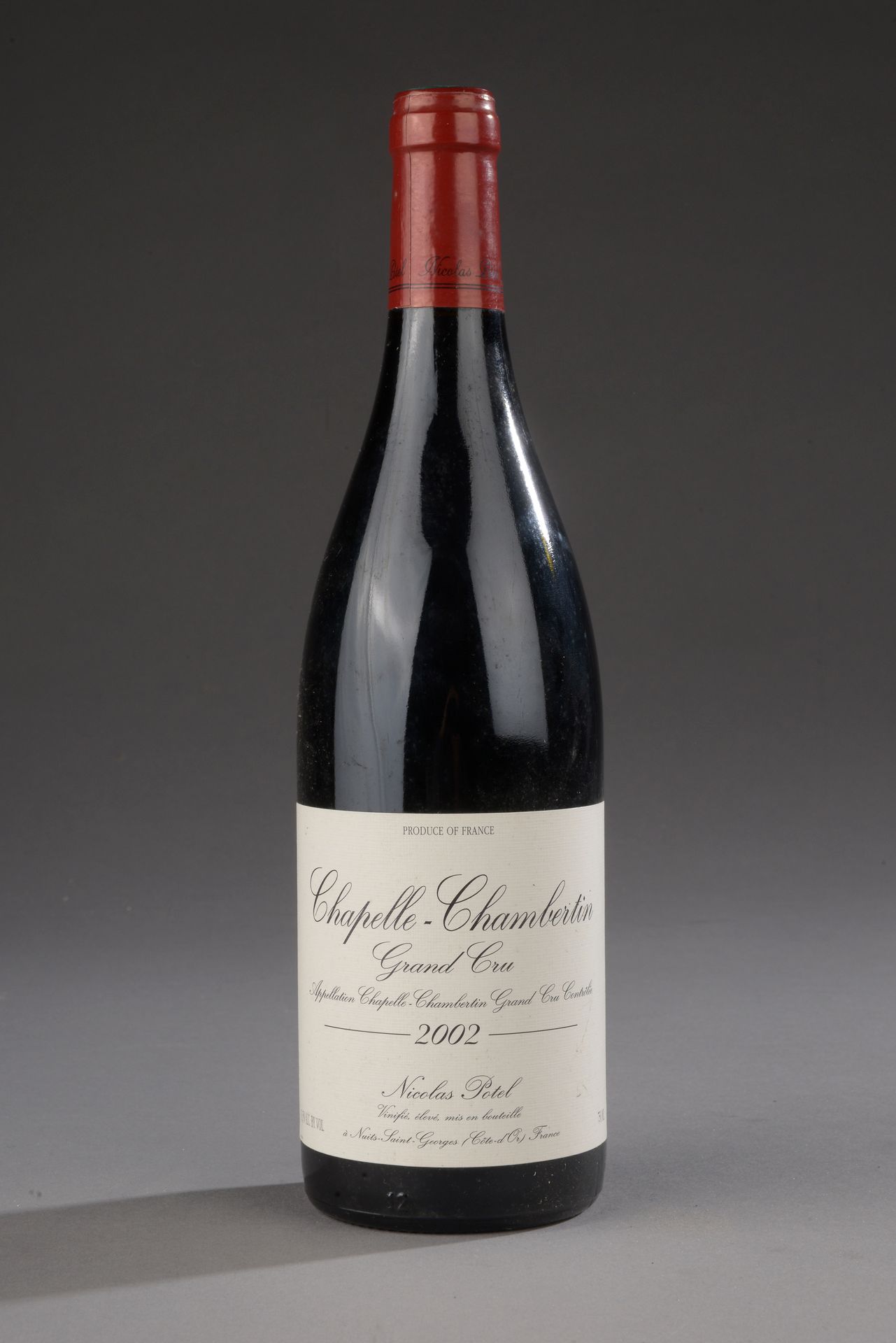 Null 1 bottle CHAPELLE-CHAMBERTIN, Nicolas Potel 2002