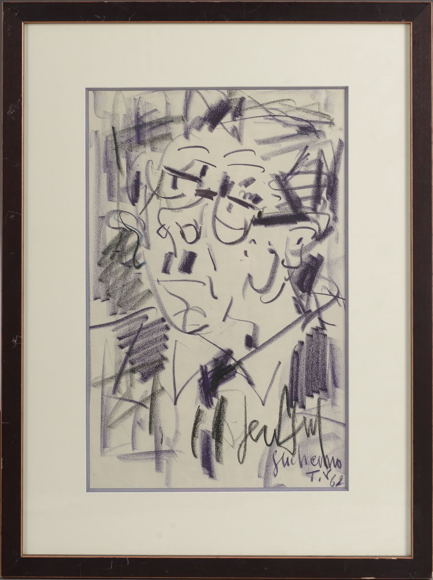 Null GEN PAUL (1895-1975).

Portrait de Jean Guéhenno.

Crayons gras deux couleu&hellip;