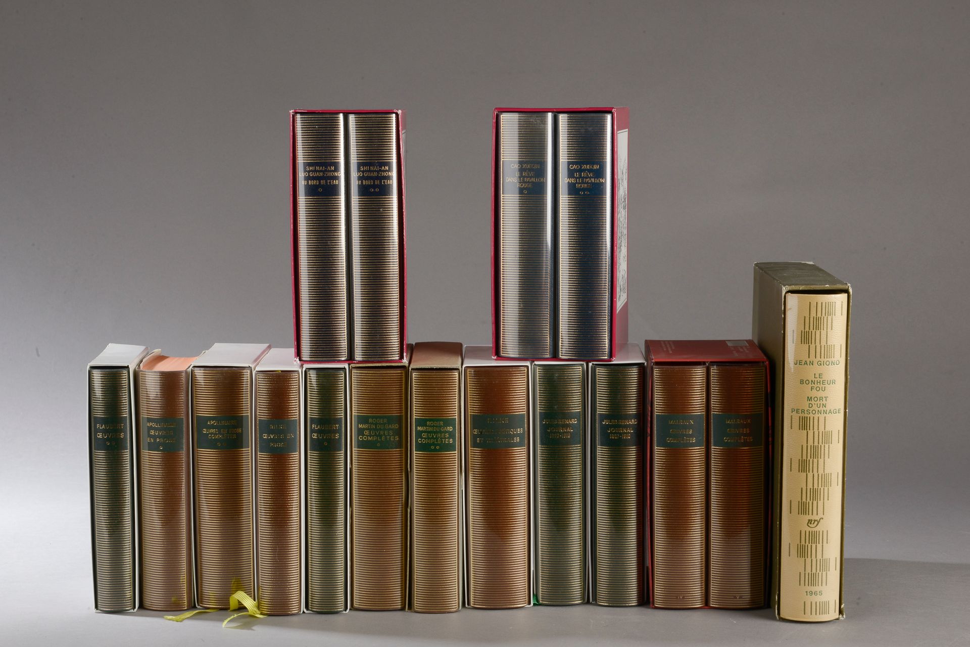 Null Set of 16 volumes Collection La Pléiade, some in publisher's slipcase, incl&hellip;