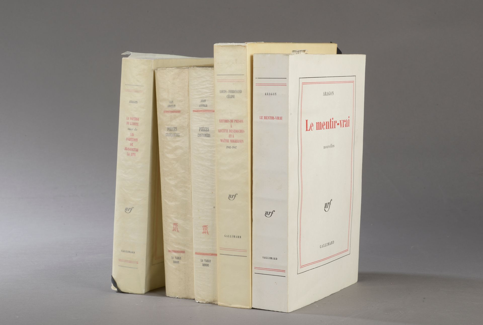 Null Ensemble de 5 volumes brochés in-8 en tirage de tête comprenant :

- CELINE&hellip;