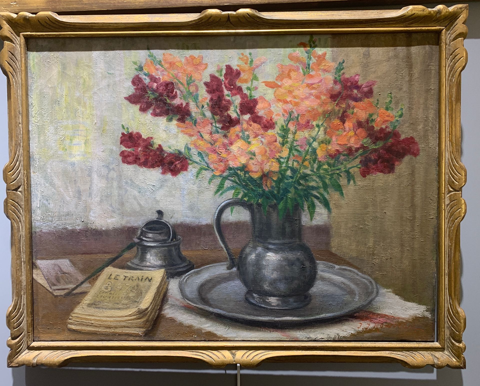 Null 让-雅克-卢梭 (1861-1911)

静物与香味权重。 

布面油画，右下角有签名。 

高度：46厘米46 cm - 宽度： 61 cm