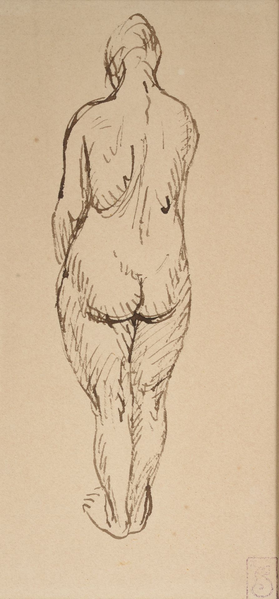 Null Théophile Alexandre STEINLEN (Lausana, 1859 - París, 1923).
Mujer desnuda p&hellip;