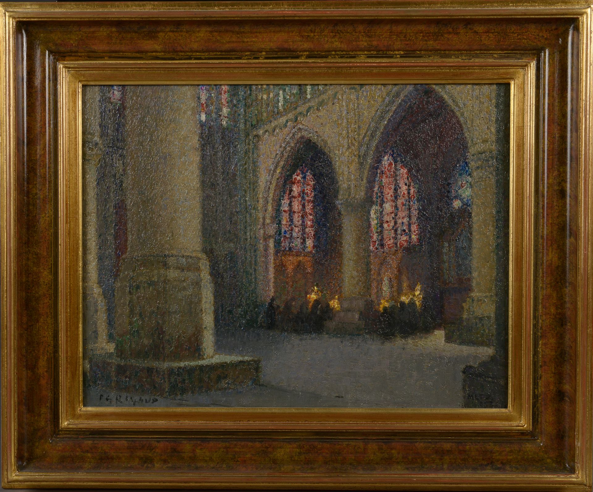 Null 皮埃尔-加斯顿-里高德（Pierre Gaston RIGAUD）（波尔多，1874-巴黎，1939）。
梅兹大教堂的内部。
板面油画，左下方有签名，&hellip;