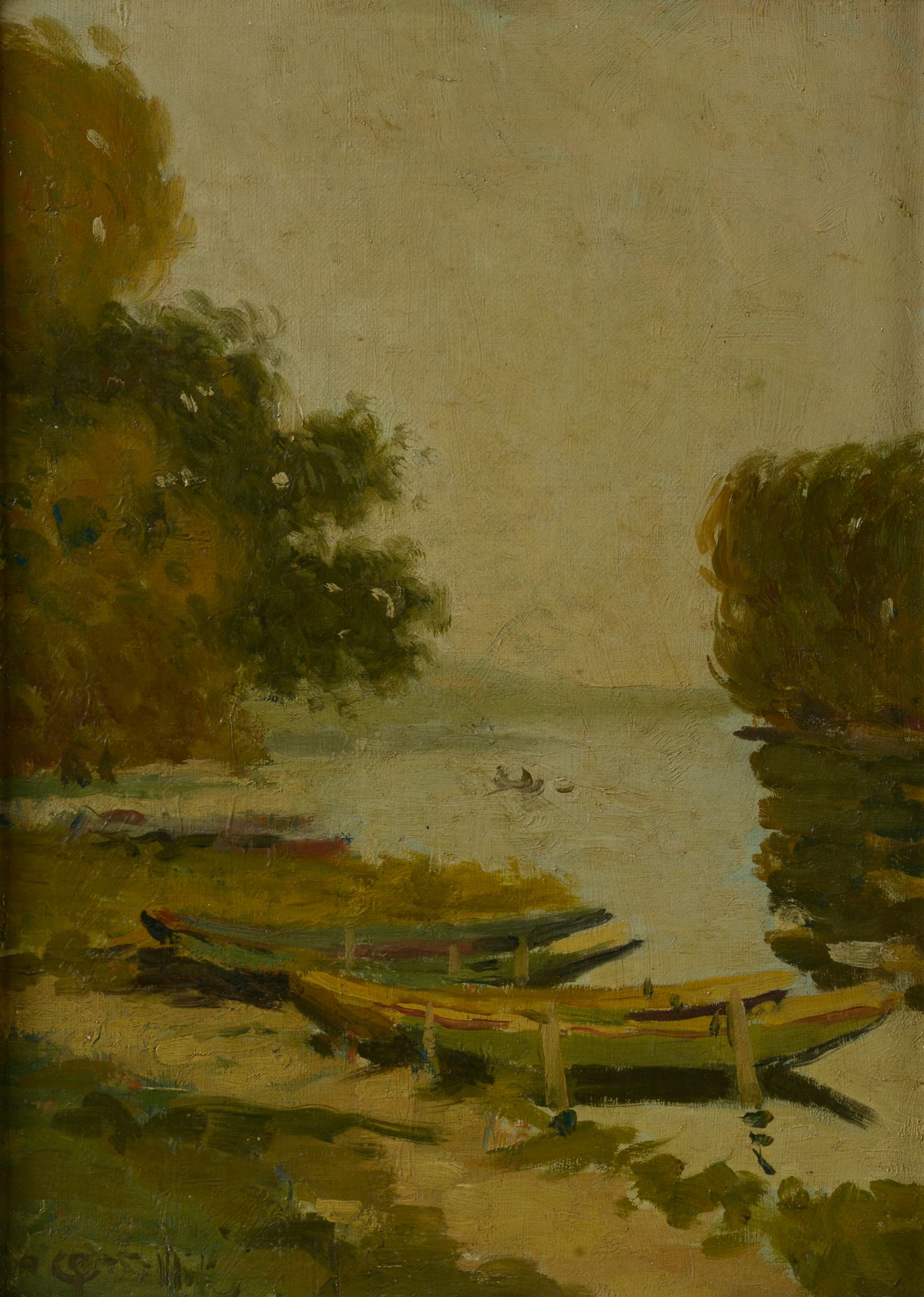 Null Augustin GRASS-MICK (1873-1963).

La Seine à Athis-Mons.

Huile sur toile s&hellip;