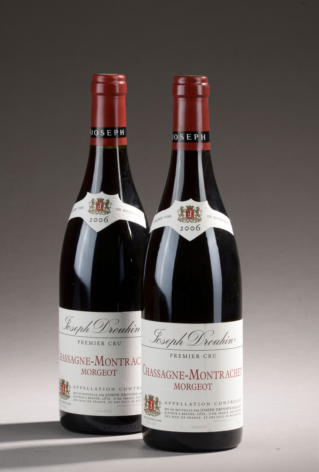 Null 2 bottles CHASSAGNE-MONTRACHET "Morgeot 1er cru", Joseph Drouhin 2006