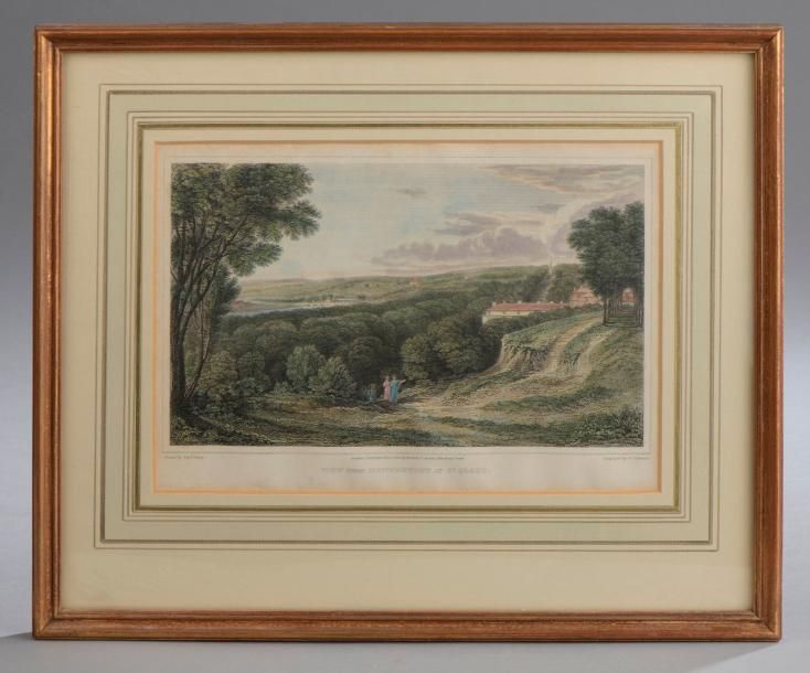 Null J.C. Edwards d'après Robert BATTY (1789 - 1848).

"View from Montretout at &hellip;