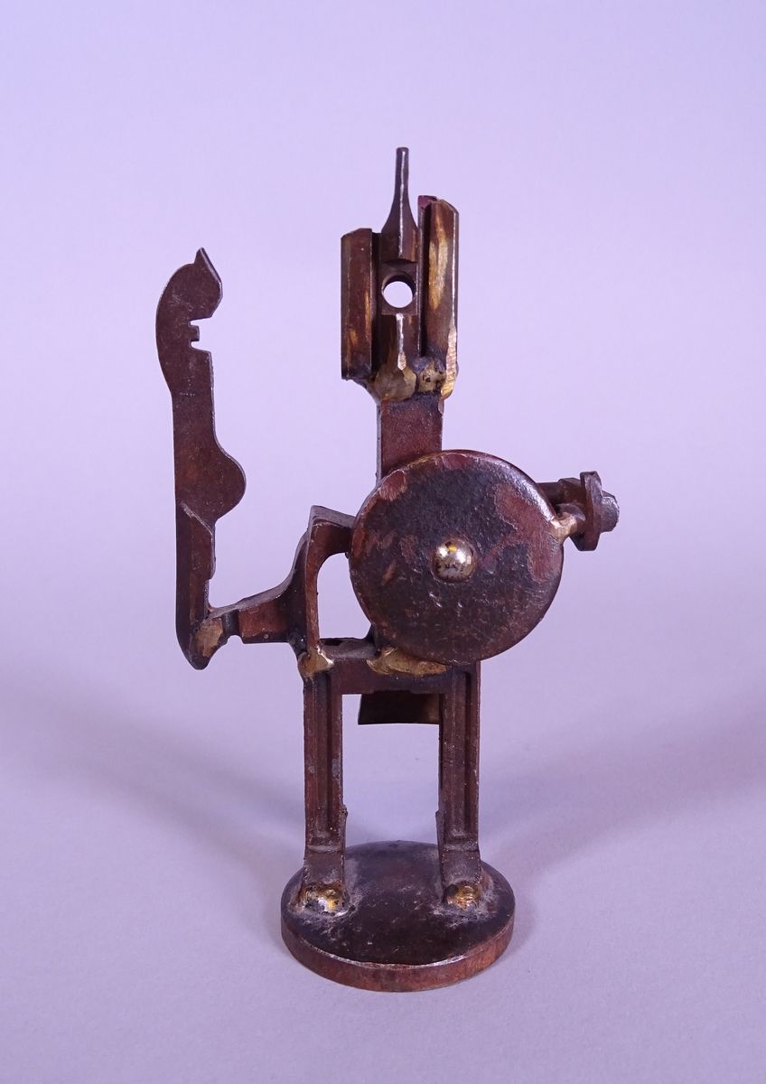 Michiels Robert Sculpture métal -Guerrier- monogrammé M. *MICHIELS R.* (Robert) &hellip;