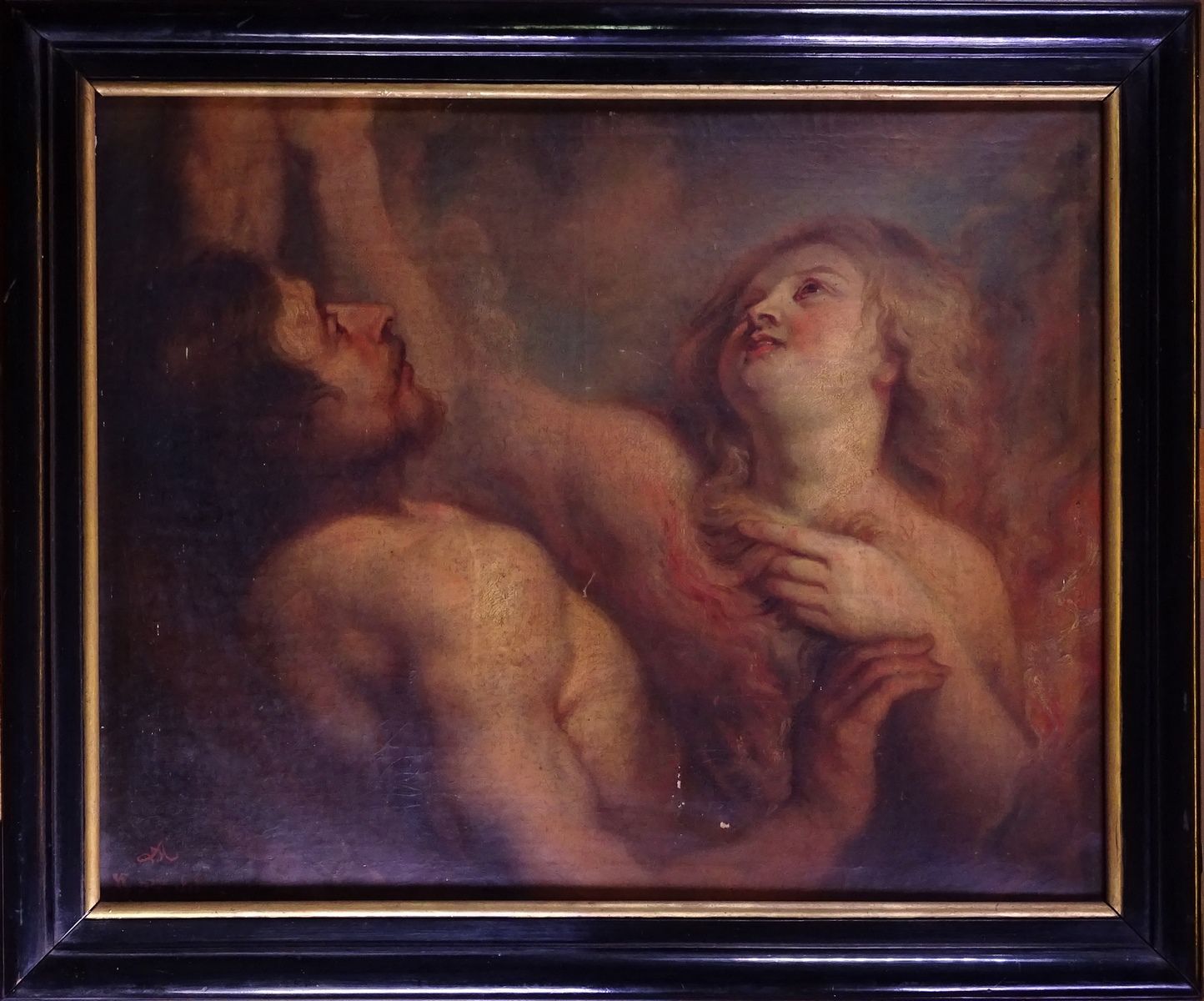 VACCARO Andrea 绘画HST(mq) - 夫妇 - 纪念品L? 1848年纪念品AV的方式*VACCARO A.* (Andrea) (Naples&hellip;