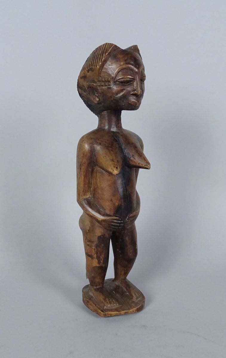 Null Africain: BAOULE Côte d'Ivoire -Statue d'Ancêtre- Sculpture en bois