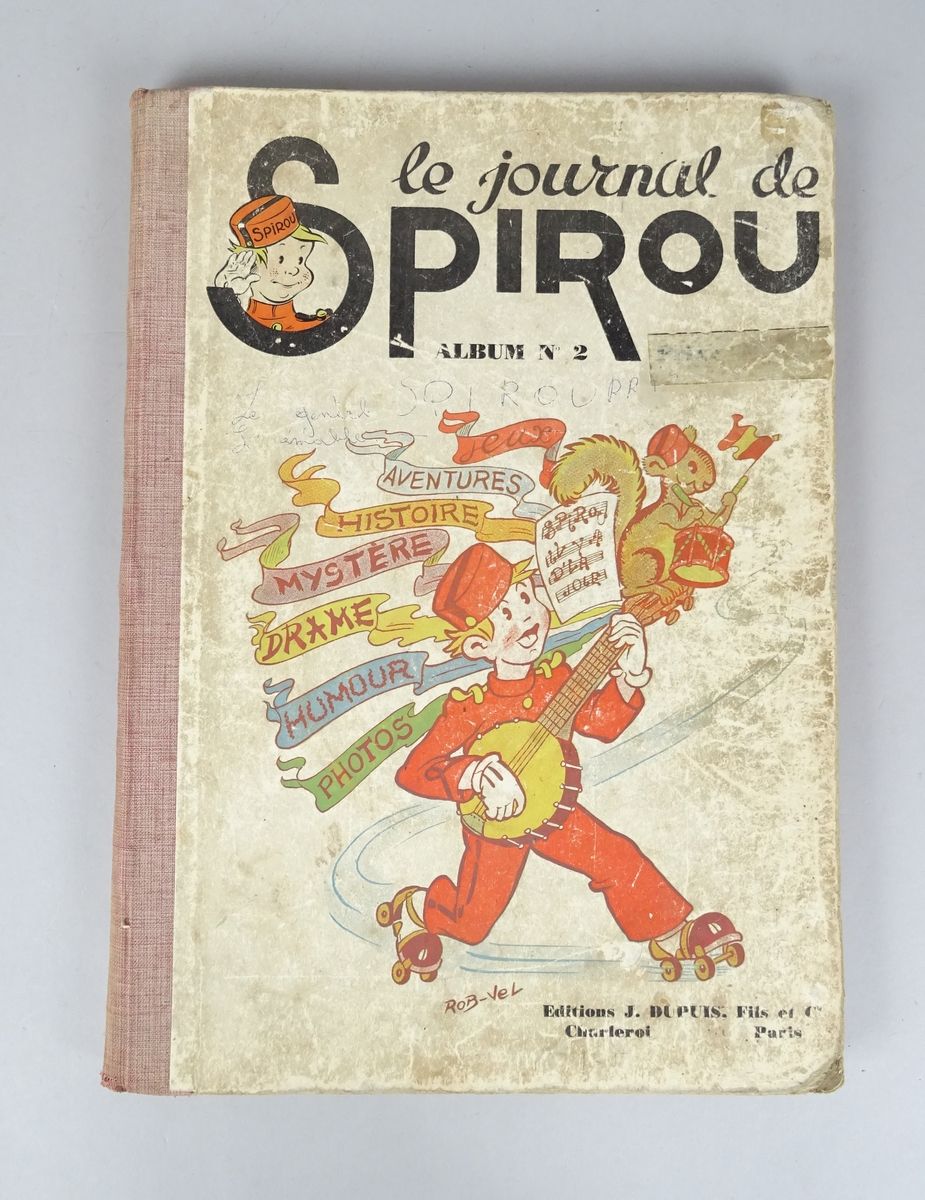 Null BD: DUPUIS Le journal de SPIROU ALBUM N2 1938 reliure éditeur grand format &hellip;