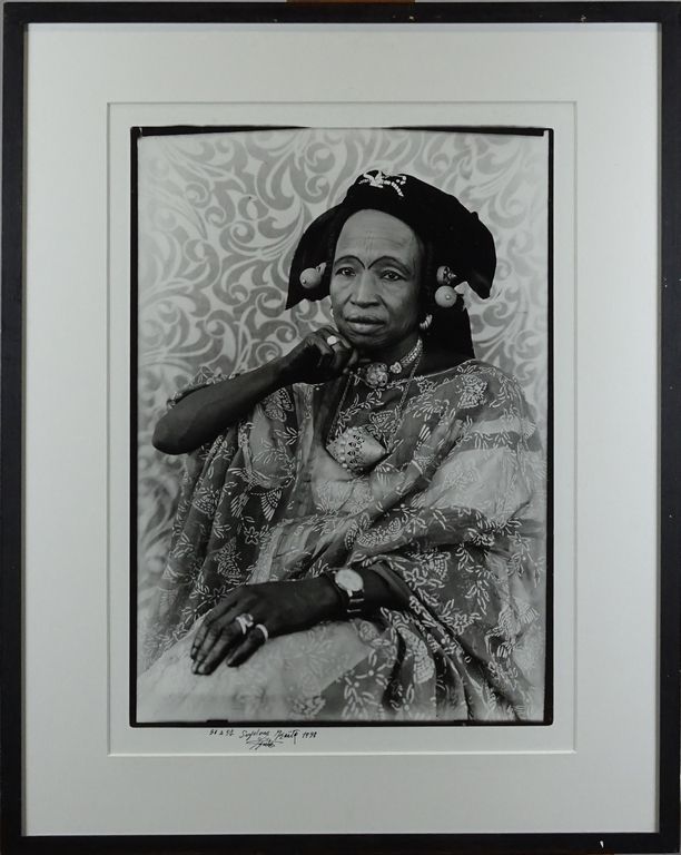 KEITA Seydou Tableau: tirage argentique -Sans titre (Portrait de femme)- 1998 56&hellip;