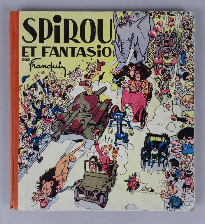 Null BD: Spirou et Fantasio par Franquin EO 1948 -Spirou et son tank.- format ca&hellip;