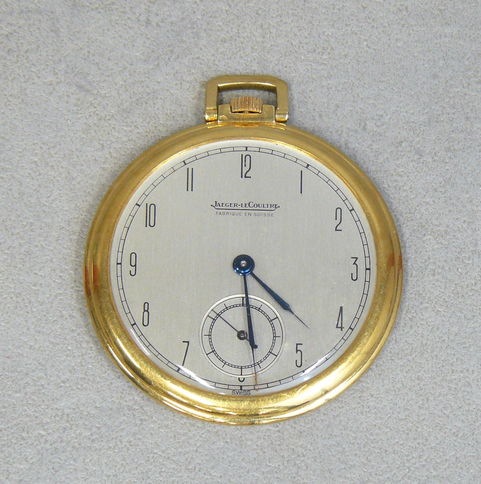JAEGER-LECOULTR 
JAEGER-LECOULTRE: Gold-Gousset-Uhr (Adler) "Made in Switzerland&hellip;