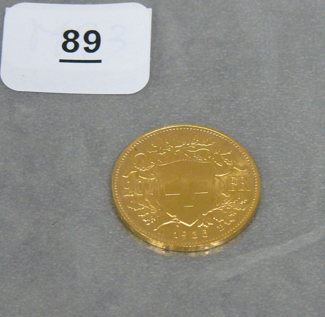 OR Suisse - une pièce de 20 francs or - 1935 - Frais Réduits sur les monnaies d'&hellip;